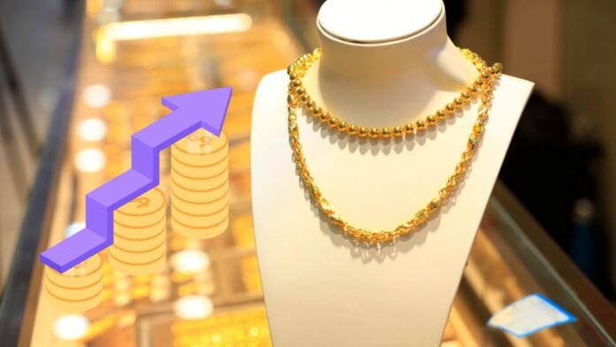 Gold bars and coins symbolizing investment security