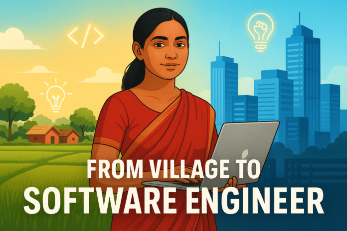 Deepti, a Bangladeshi girl from rural Sirajganj, becomes a software engineer and founder of Code for She