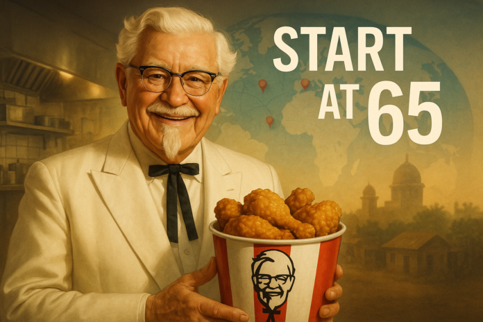 “Colonel Sanders success story inspiring middle-aged entrepreneurs”