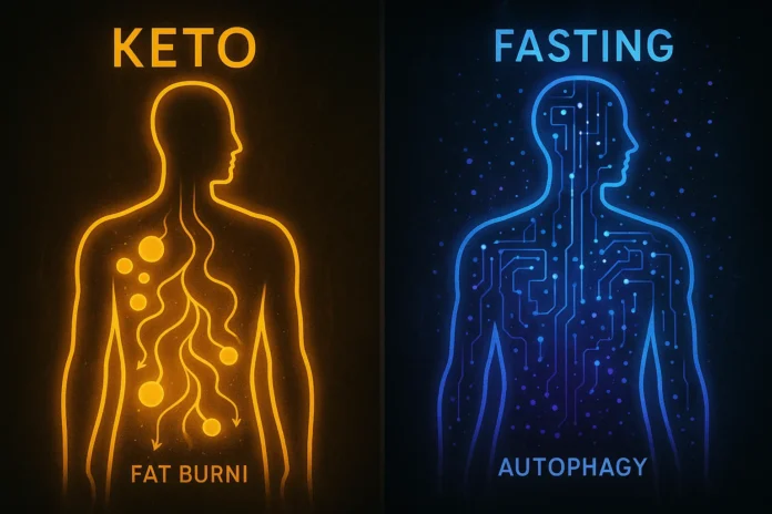 keto-diet-vs-fasting Keto diet vs intermittent fasting healthy weight loss and immunity comparison