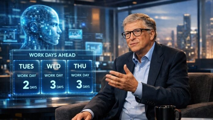 Bill Gates discussing AI and future of work