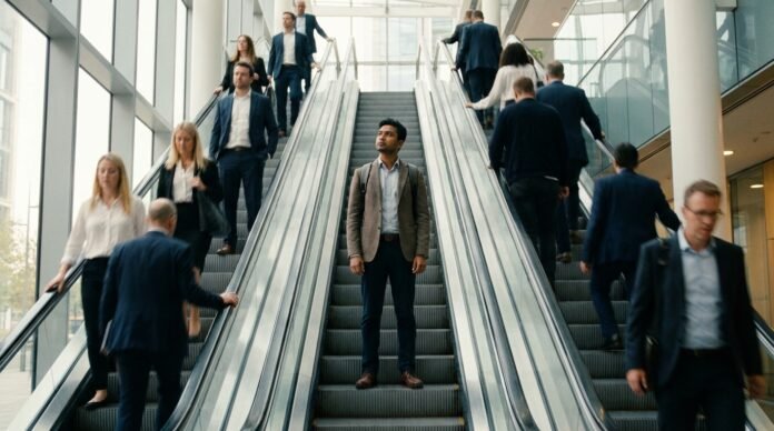 Professional feeling stuck in career despite working hard
